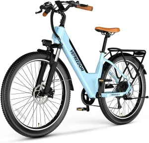 𝟏𝟎𝟎𝟎𝐖 Peak Electric Bike for Adults,up 𝟖𝟎 Miles Removable Battery Ebike, 26" UL Certified Electric Mountain E Bike with 7-Speed,Adult Electric Bicycles for Commute Beach Snow