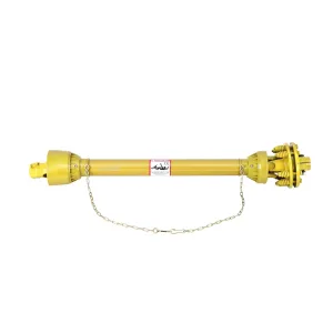 1-3/8" PTO Drive Shaft with Slip Clutch, 6 Spline Both Ends PTO Shaft, Series 4 Tractor PTO Drive Line Shaft, 43"-57"/31.5"-41" Carburized Steel Tractor Slip Clutch for Bush Hog/Finish Mower/Rotary