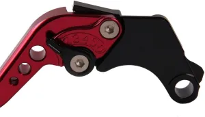 1 Pair Motorcycle Motor OEM Style CNC Aluminum Shorty Short Clutch & Brake Levers Red Fit for BUELL X1 Lightning 1998-2002 (F-14/B-55)