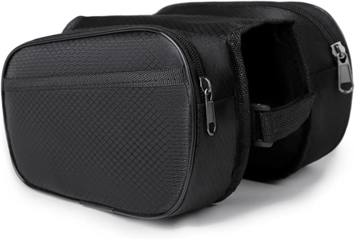 1 SET Bicycle Bicycle Front Frame Bag Waterproof Cycling Bag Bicycle Accessories Suitable for Men Compatible with Mobile Phones
