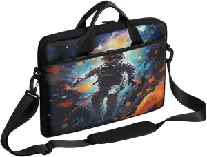 13-15 Inch Abstract Striped Handy Laptop Bag Colorful Striped Shoulder Laptop Bag For Work, School, Travel And More