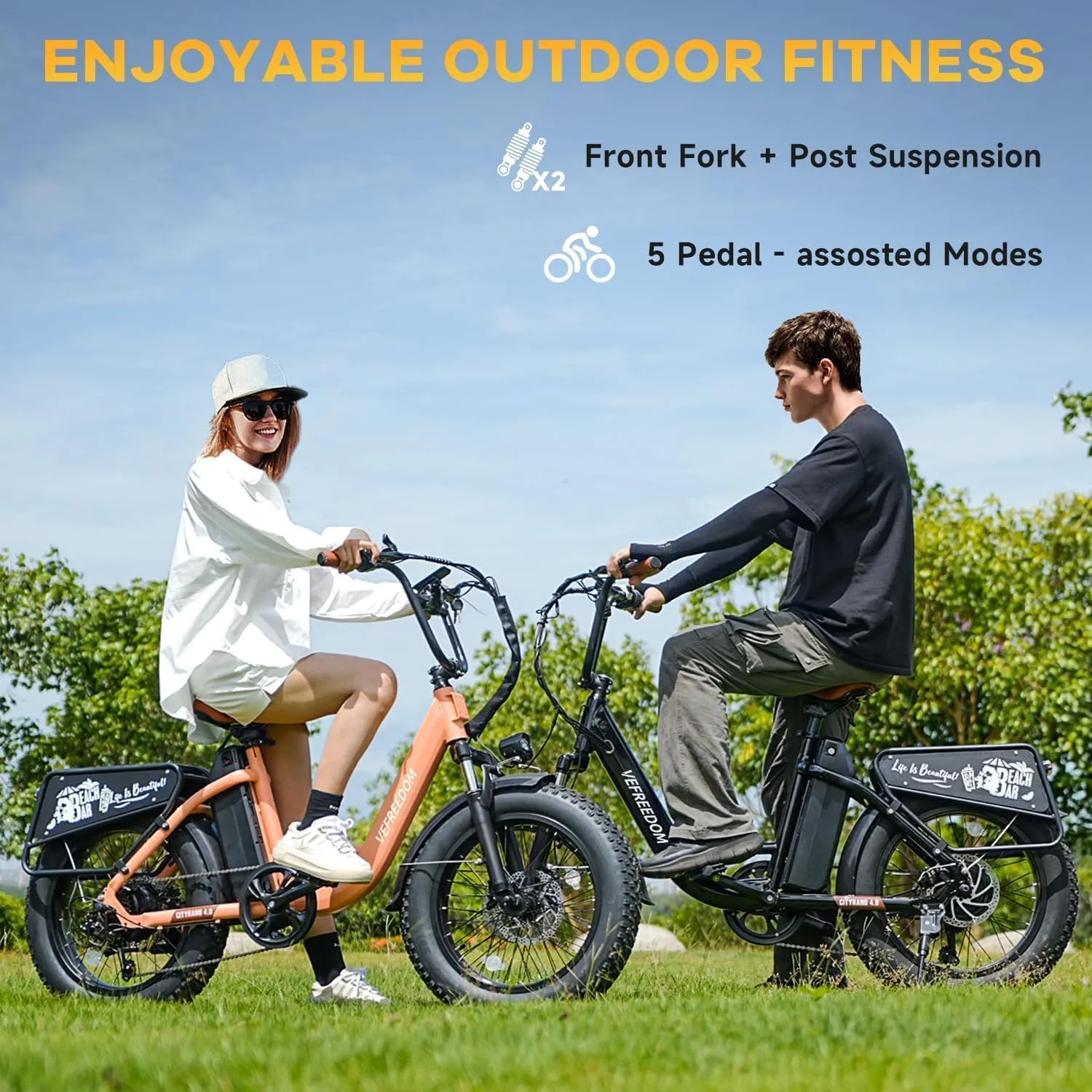 1500W Peak Electric Bike for Adults, 48V 20Ah Removable Battery Max Range 70Miles & 30MPH Electric Bicycle, 20''×4.0" Fat Tire Ebike,Fast Cargo Ebikes,Commute Mountain E-Bike UL Certified