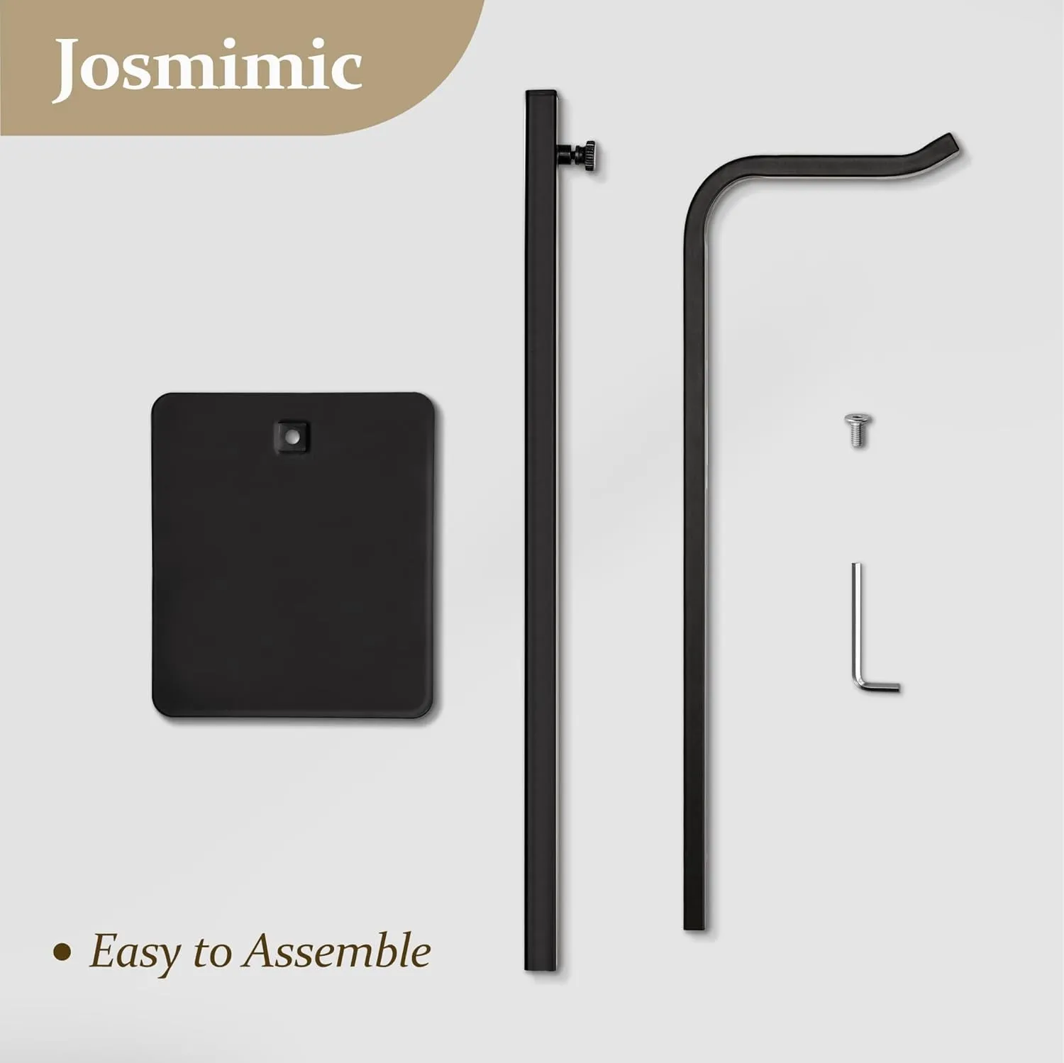 2 Pack Purse Holder Handbag Display Stand: Hanger Rack Showing Bags, Purses, and Wreath, Adjustable Black Hook Stand for Tabletop, Closet, Desk, and Retail Use for Vendors