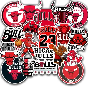 20 PCS of American Basketball Stickers for Water Bottle, Laptop, Bicycle, Computer, Motorcycle, Travel Case, Car Decal Decoration Sticker