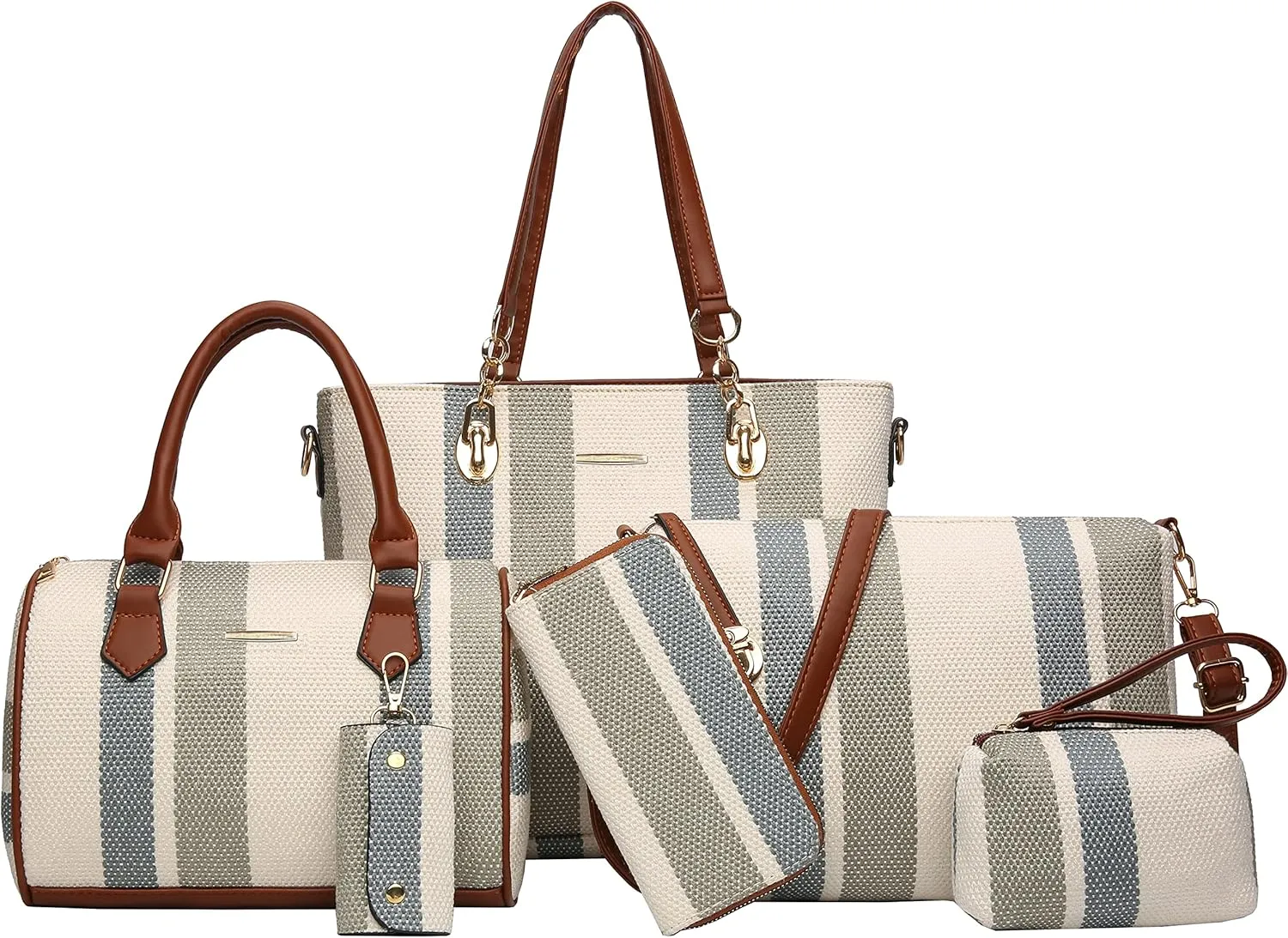 2E-youth Designer Purses and Handbags for Women Satchel Shoulder Bag Tote Top Handle Bag