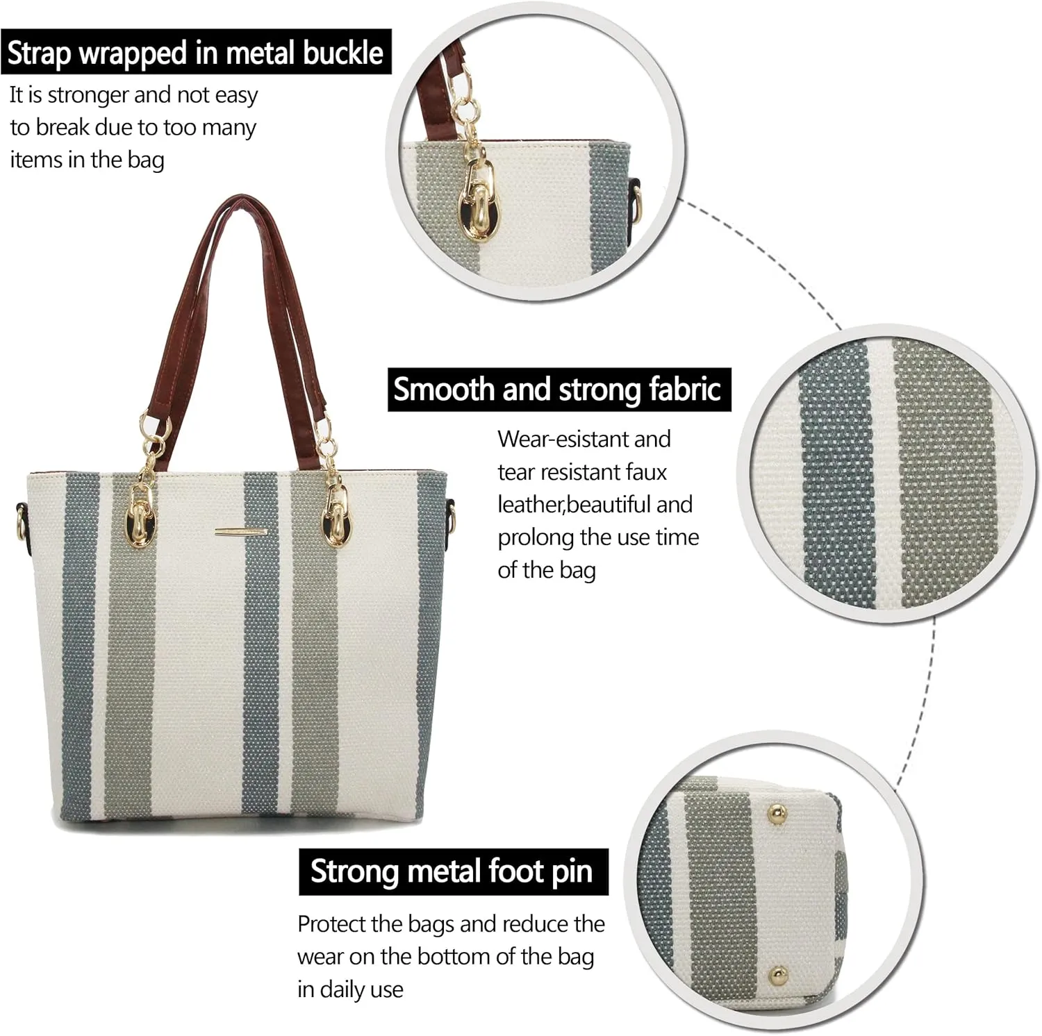 2E-youth Designer Purses and Handbags for Women Satchel Shoulder Bag Tote Top Handle Bag