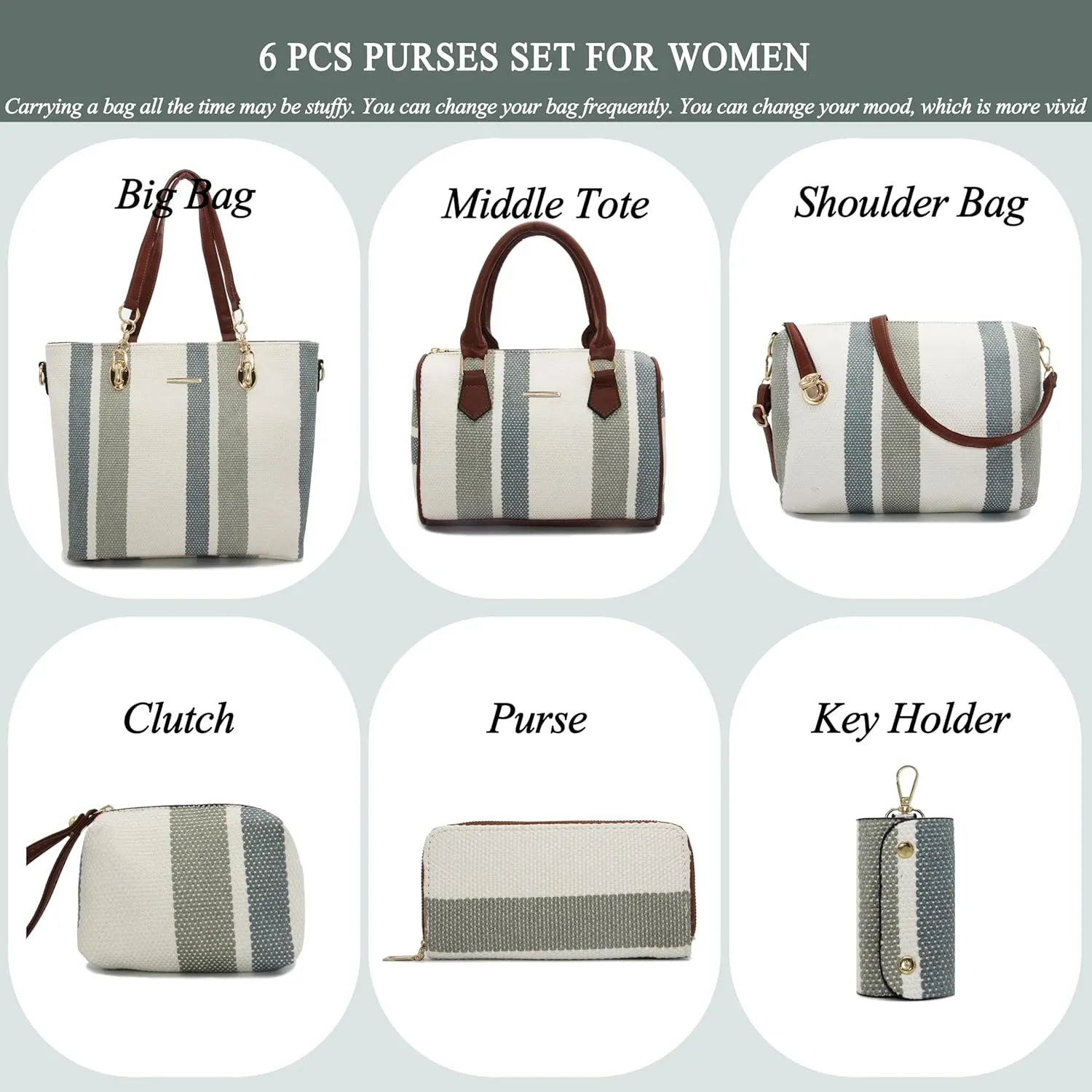 2E-youth Designer Purses and Handbags for Women Satchel Shoulder Bag Tote Top Handle Bag