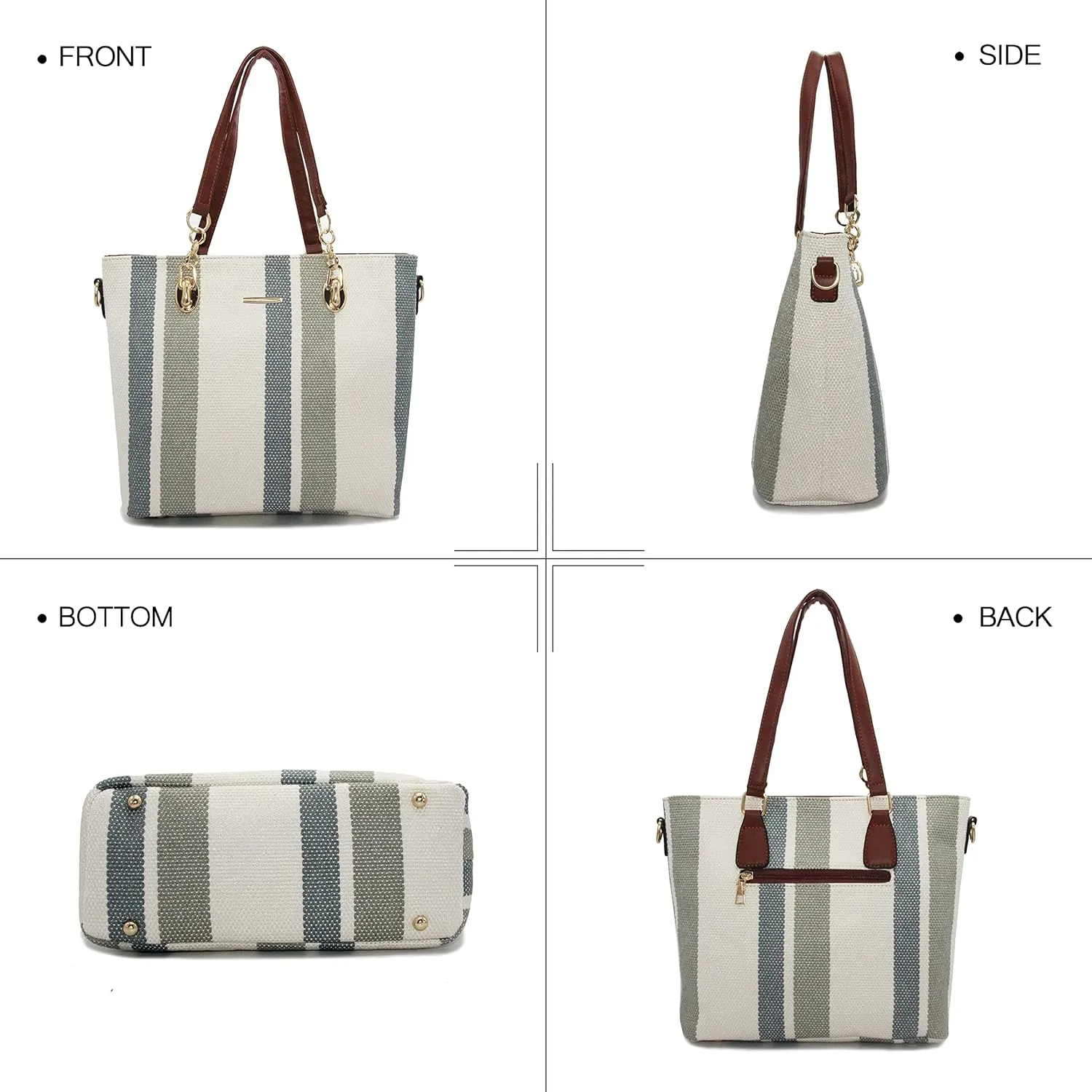 2E-youth Designer Purses and Handbags for Women Satchel Shoulder Bag Tote Top Handle Bag