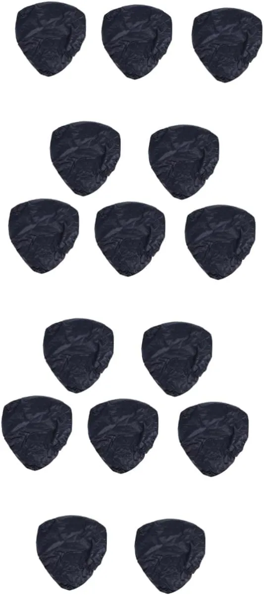 3sets Bicycle Cover Gel Seat Cover for Bike Rainproof Saddle Protective Bike Seat Elastic Edges 5pcs*3