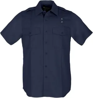 5.11 Tactical Twill PDU Class A Short Sleeve Button Down Shirt, Teflon Coating, Style 71183