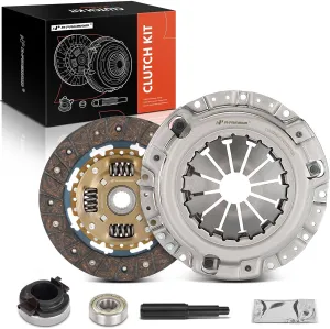 A-Premium Transmission Clutch Kit Set Compatible with Mazda 2 2011-2014, MX-3 1994-1995, Protege 1990-2003 & Kia Sephia 1994-1997 & Lada Niva 1984-1991 & Mercury Capri 1991-1994, 1.5L 1.6L 1.8L