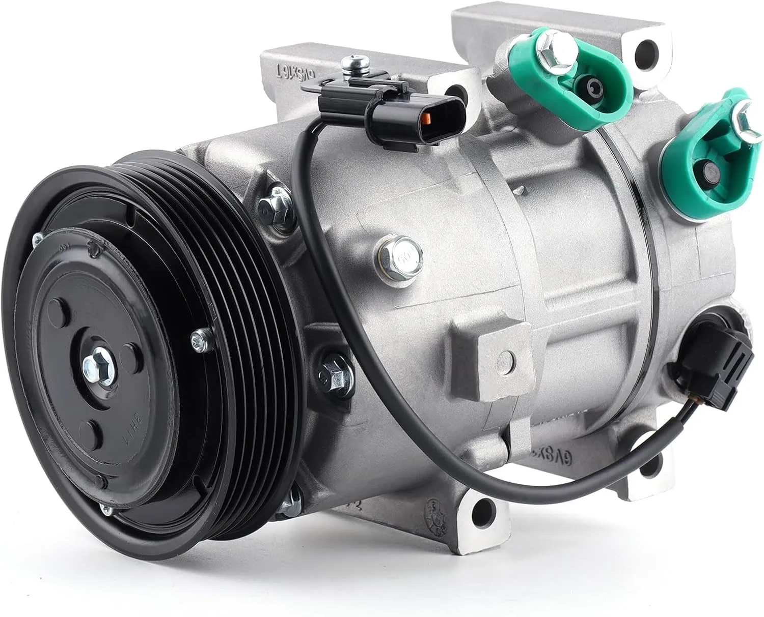 A/C Compressor Fit for Hyundai Sonata, for Kia Optima 2011-2012 2.0L 2.4L L4 Air Compressor with Clutch CO 11218C Automotive Replacement AC Compressor Clutch Kit 977013R000, 10349930, 178317