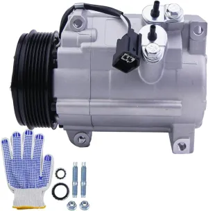 AC Compressor with A/C Clutch compatible with GMC Arcadia Fit for Buick Enclave A/C Compressor 2007 2008-2012 CO 21625C 15926085