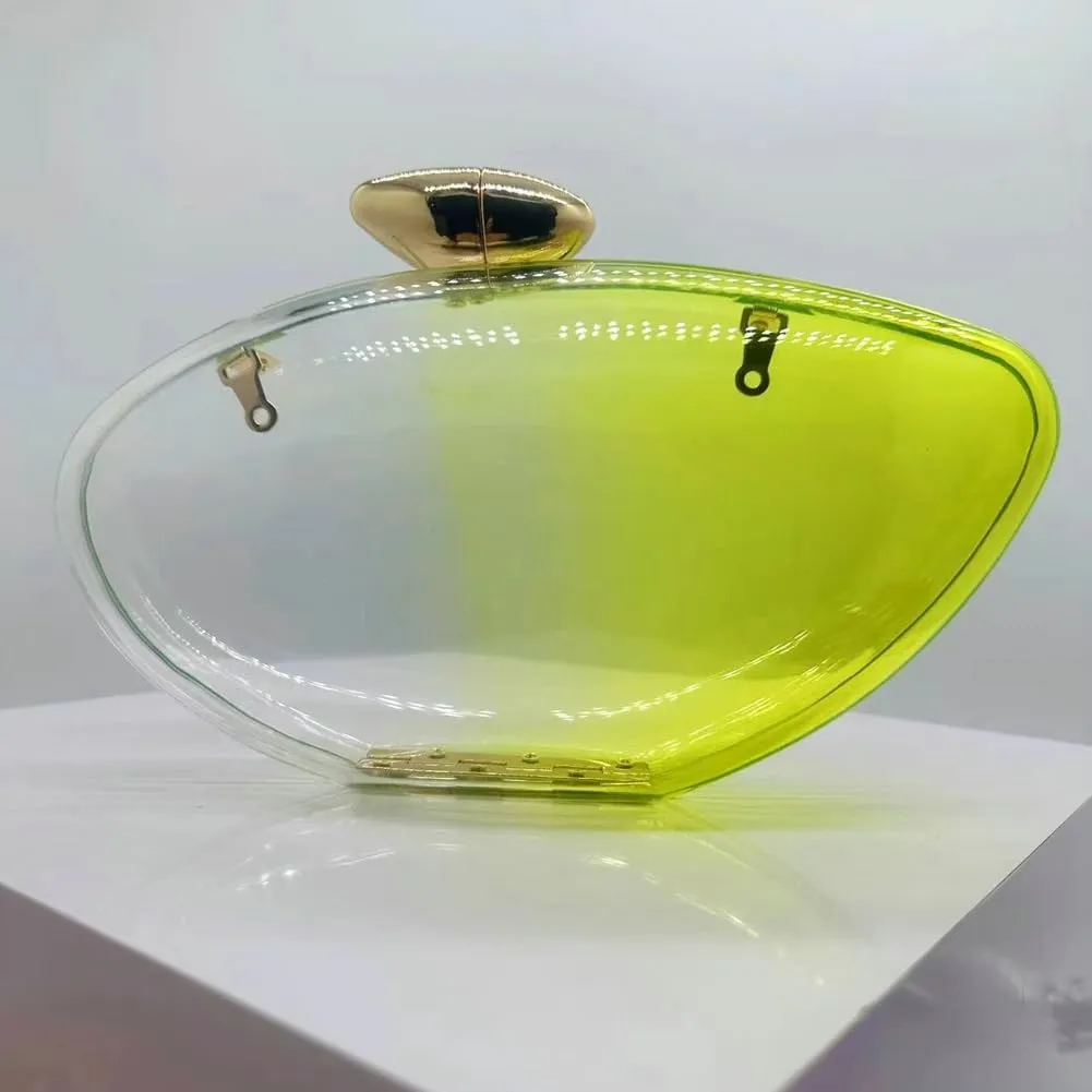 Acrylic Clutch Purses for Women Satchel Handbags for Women with Chain Evening Bag Crossbody Bag for Wedding Party Prom