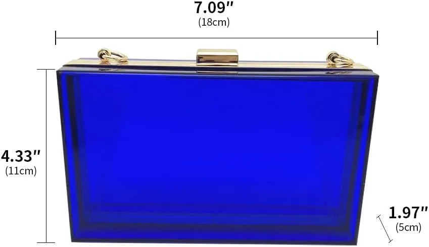 Acrylic Purses and Handbags for Women Clear Clutch Banquet Evening Crossbody Handbag Clutch Bags for Women Banquet