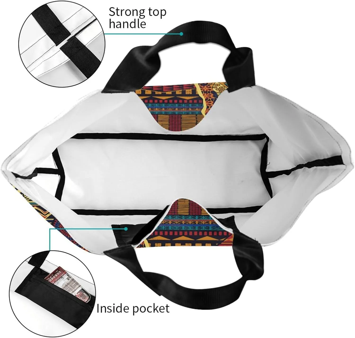 African Ethnic Grocery Bag Africa Shoulder Bag Handbag Shopping African Grocery Bags Tote Bag African Art Bag