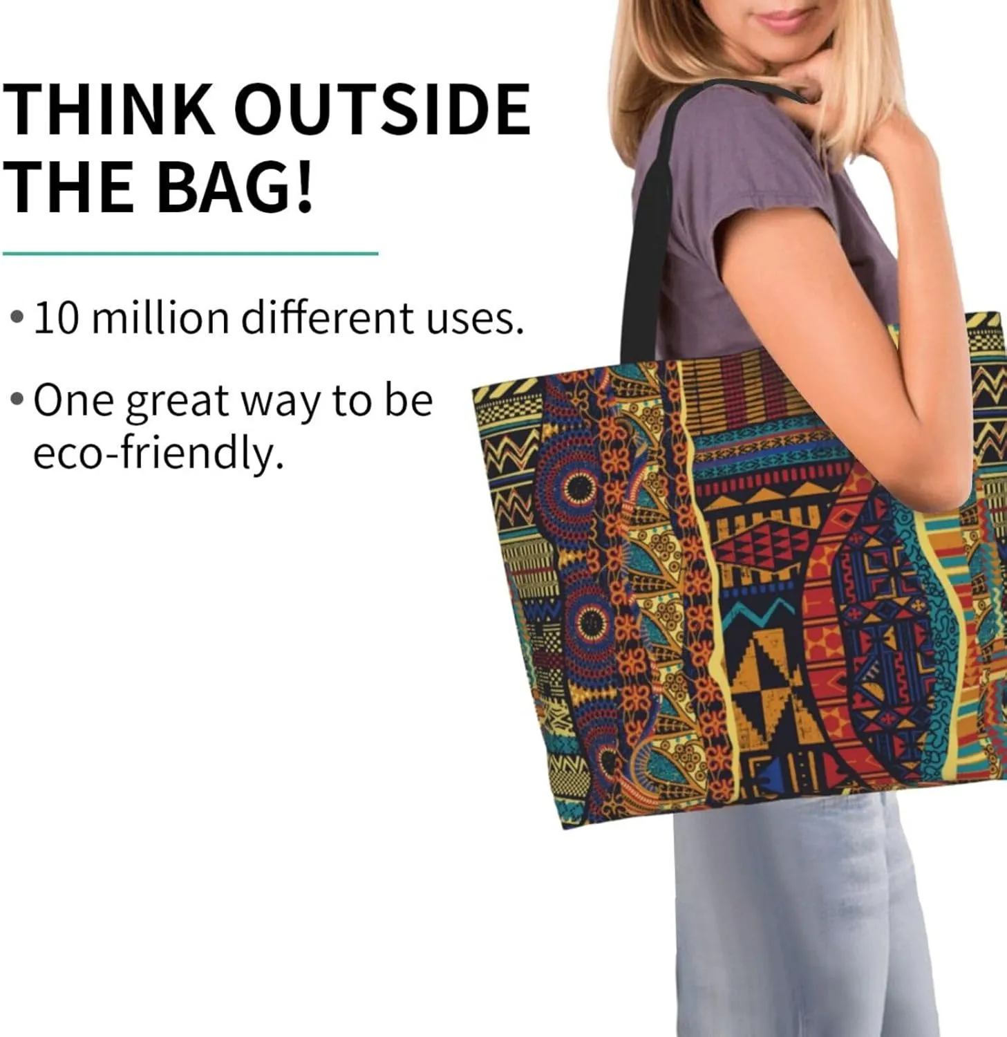African Ethnic Grocery Bag Africa Shoulder Bag Handbag Shopping African Grocery Bags Tote Bag African Art Bag
