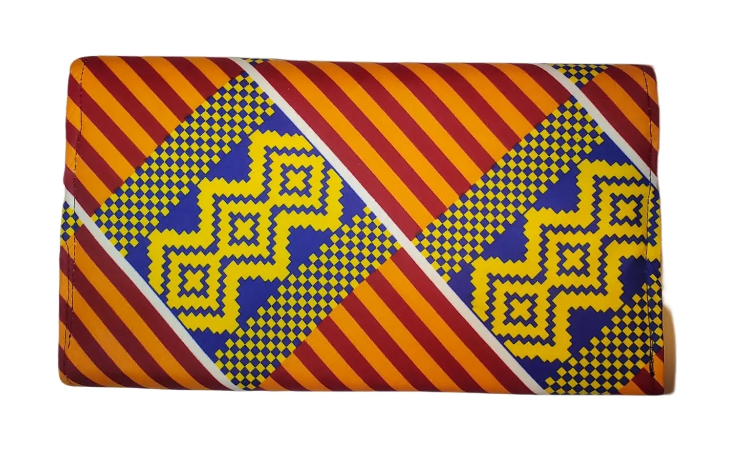 Ahiastring African Clutch Purse - Handmade Kente Design - Tribal Inspired Bag Limited edition.