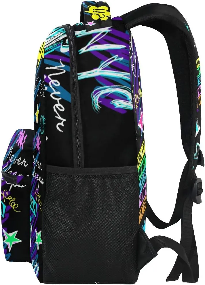 ALAZA New York NYC Statue Of Liberty Doodles Stylish Large Backpack Personalized Laptop iPad Tablet Travel School Bag with Multiple Pockets