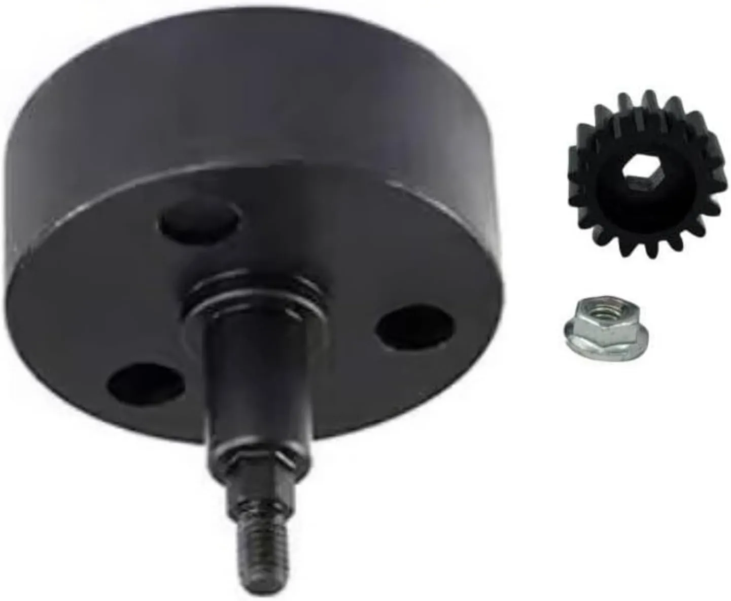 Alloy Clutch Bell and 17T Hardened Steel Pinion Gear Upgrade Set for 1/5 RC Hpi Baja 5B 5T 5SC - Enhanced Nut Fastening