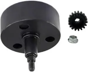 Alloy Clutch Bell and 17T Hardened Steel Pinion Gear Upgrade Set for 1/5 RC Hpi Baja 5B 5T 5SC - Enhanced Nut Fastening