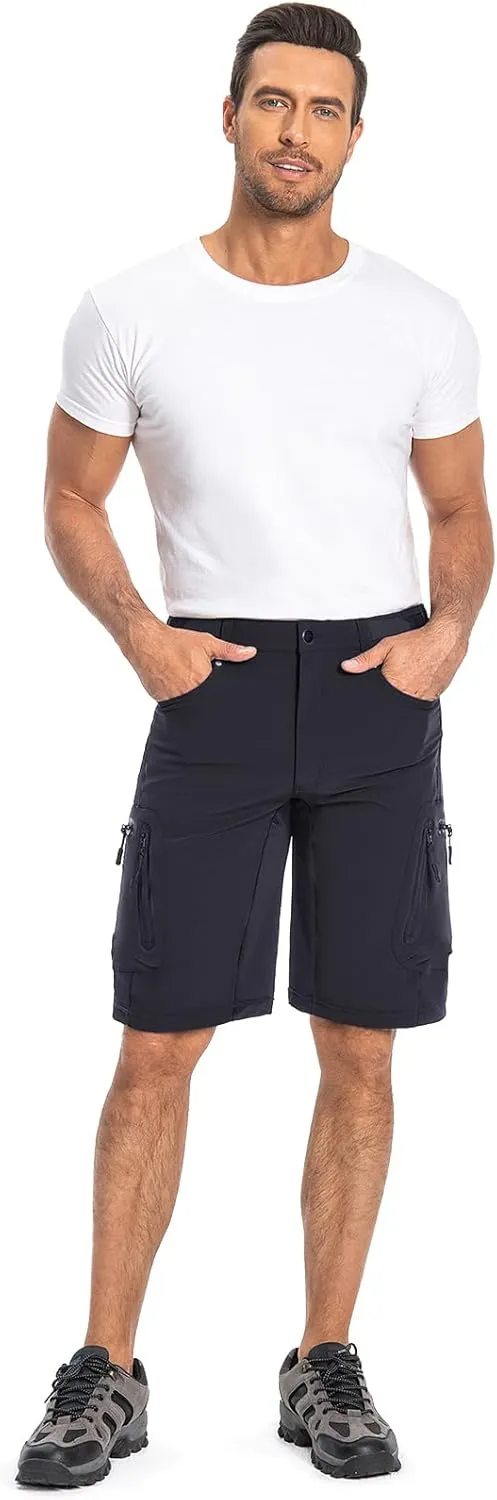Ally Mens Mountain Bike Shorts 4D Padded Baggy Quick Dry Lightweight Bicycle Cycling Biking Bike Shorts