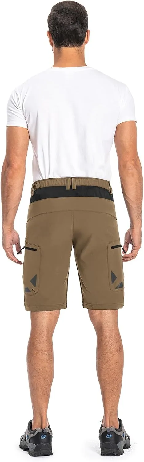 Ally Mens Mountain Bike Shorts 4D Padded Baggy Quick Dry Lightweight Bicycle Cycling Biking Bike Shorts
