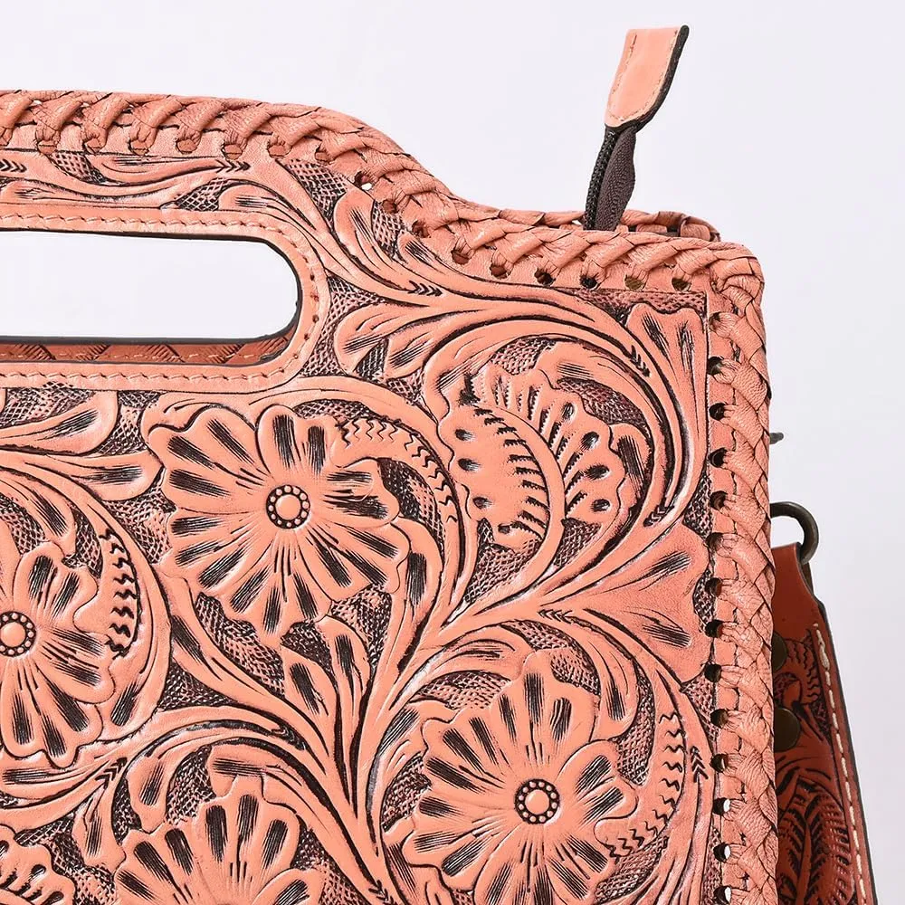 American Darling Clutch Hand Tooled Genuine Leather Women Bag Western Handbag Purse