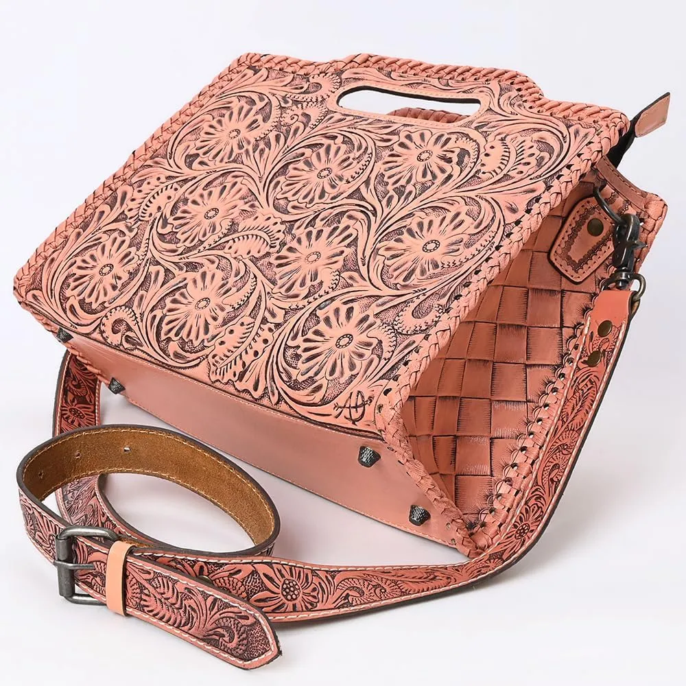 American Darling Clutch Hand Tooled Genuine Leather Women Bag Western Handbag Purse