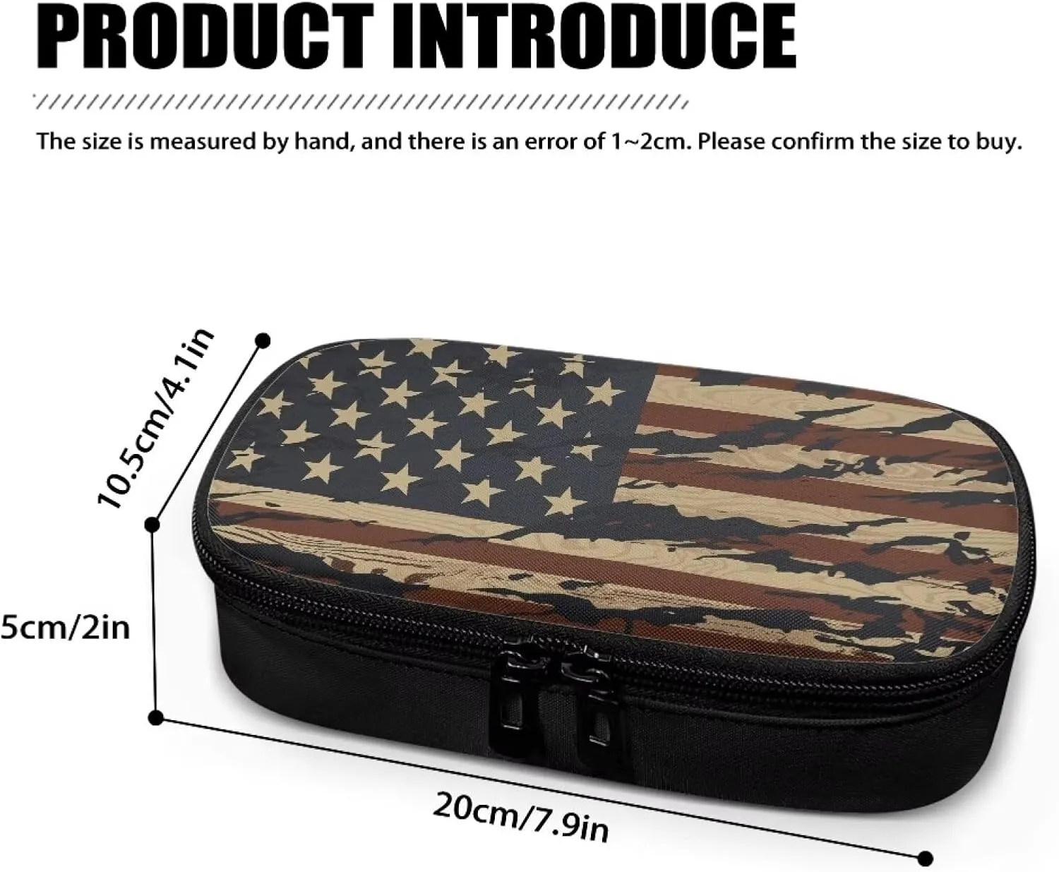 American US Flag Insulin Pen Cooler Travel Case Waterproof Diabetic Medication Insulated Cool Organizer for Insulin Pen and Other Diabetic Supplies Easy to Use & Carry