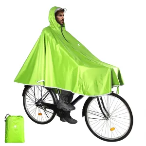 ANYOO Waterproof Rain Poncho Bike Bicycle Rain Capes Lightweight Compact Reusable for Adults