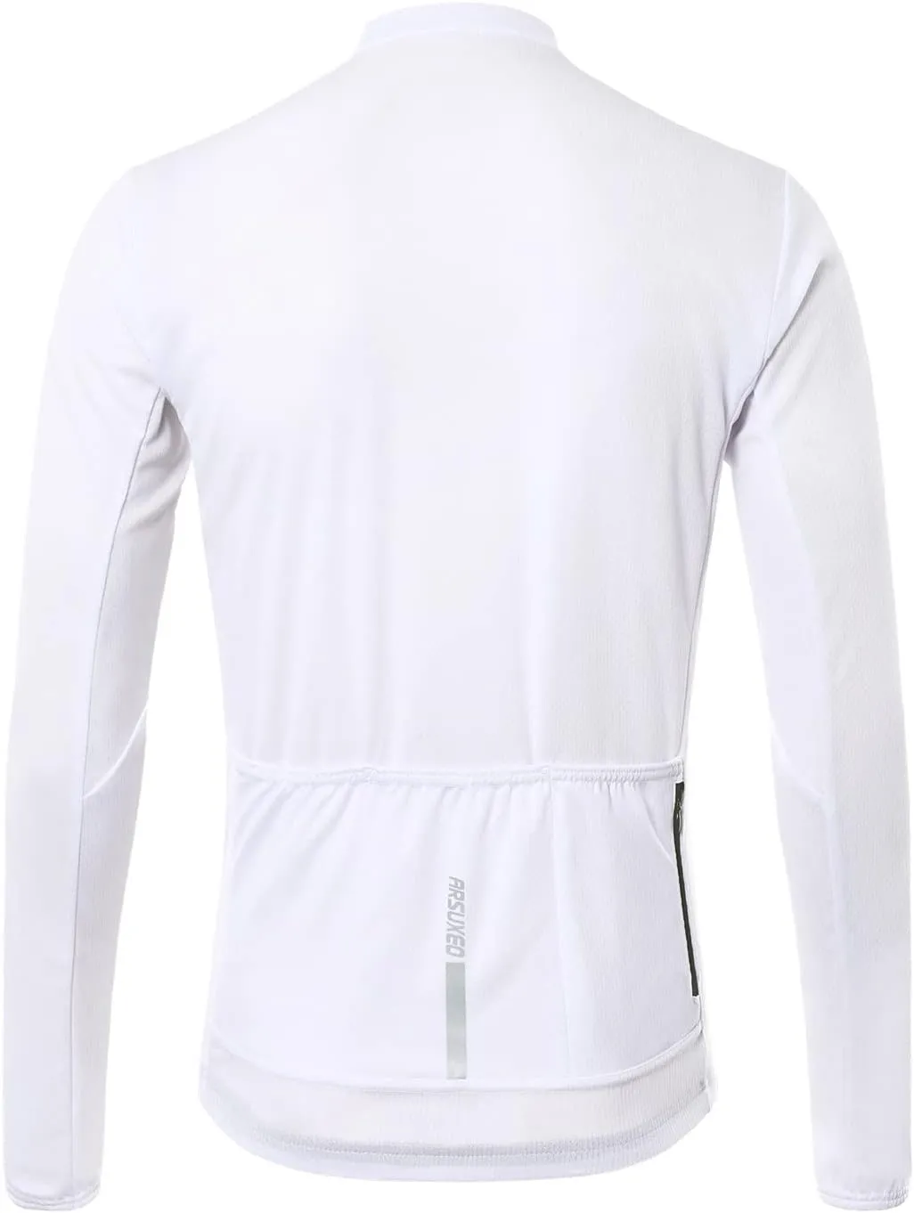 ARSUXEO Men's Cycling Jersey Long Sleeve Slim Fit Bike Jersey Biking Bicycle Cycling Shirt