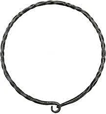 ARTIZANSTORE Medieval Handmade Lady of The Realm Iron Torc Necklace