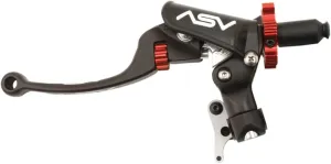 ASV C6 Series Pro Clutch Lever With Hot Start Black for Honda CRF450X 2005-2009