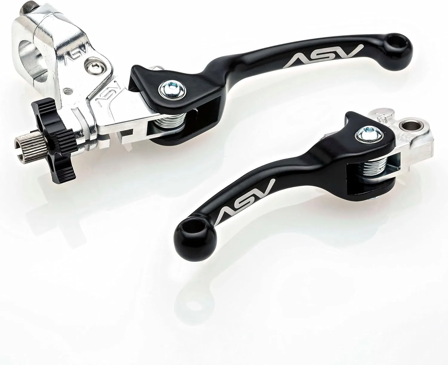 ASV Unbreakable F2 Off-Road Clutch and Brake Lever w/Perch # BC F21306SX - Black Standard (6.25" from Pivot)