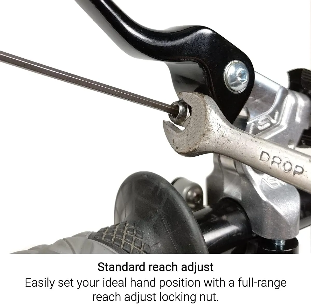 ASV Unbreakable F2 Quad ATV Clutch and Brake Lever w/Perch # BCF2A106SX - Shorty Black