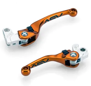 ASV Unbreakable F4 Clutch and Brake Lever Pack # BC F41414 - Orange