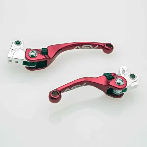 ASV Unbreakable F4 Clutch and Brake Lever Pack # BC F41414 - Red