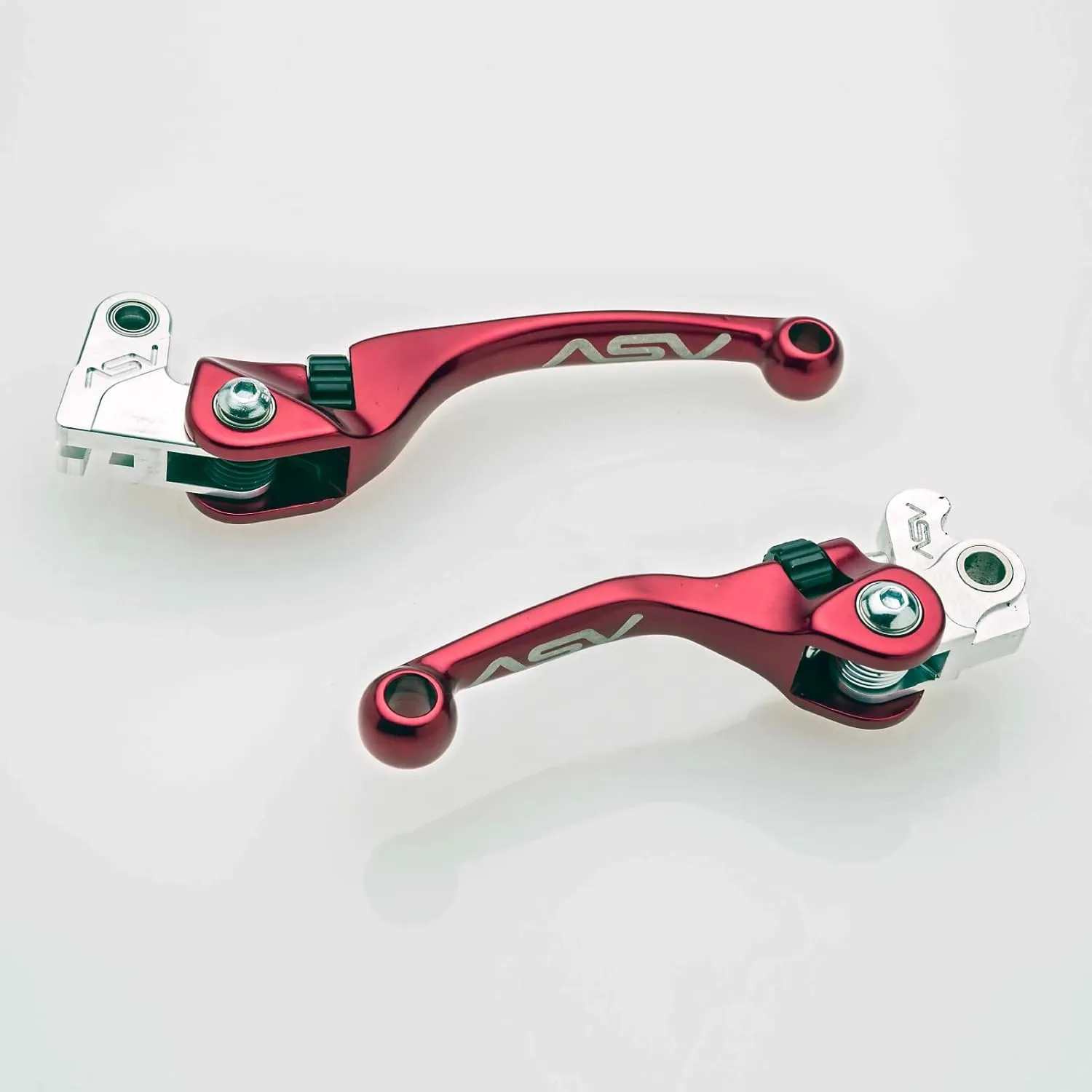 ASV Unbreakable F4 Clutch and Brake Lever Pack # BC F41414 - Red