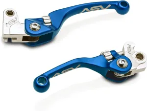 ASV Unbreakable F4 Clutch and Brake Lever Pack # BC F41704 - Blue
