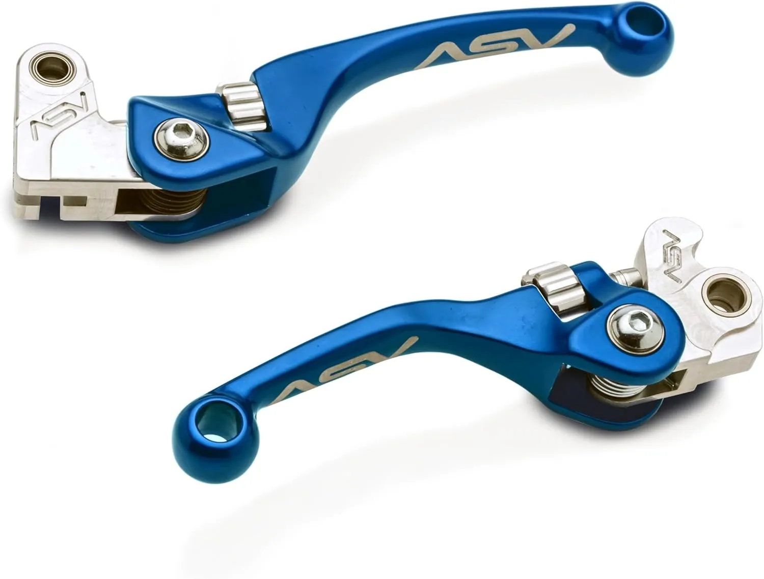 ASV Unbreakable F4 Clutch and Brake Lever Pack # BC F41704 - Blue