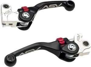 ASV Unbreakable F4 Off-Road Clutch and Brake Lever w/Perch # BC F40106SX - Shorty Black