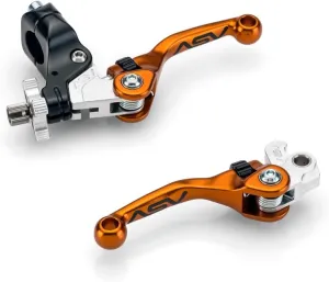 ASV Unbreakable F4 Off-Road Clutch and Brake Lever w/Perch # BC F40106SX - Shorty Orange