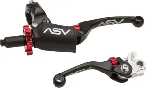 ASV Unbreakable F4 Off-Road Clutch and Brake Lever w/PRO Perch # BC F41306PX - Shorty Black