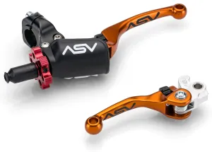 ASV Unbreakable F4 Off-Road Clutch and Brake Lever w/PRO Perch # BC F41506PX - Orange