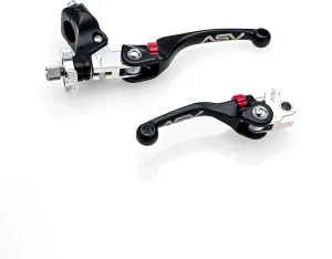 ASV Unbreakable F4 Quad ATV Clutch and Brake Lever w/Perch # BC F4A206SX - Black