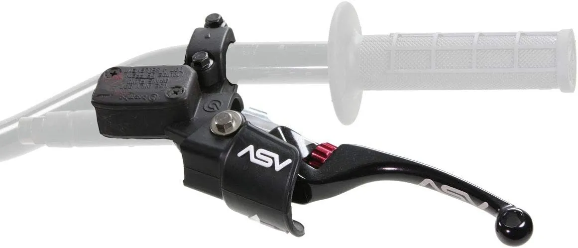 ASV Unbreakable F4 Quad ATV Clutch Lever # CD F409 - Shorty Black