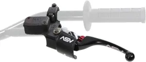 ASV Unbreakable F4 Quad ATV Clutch Lever # CD F409 - Shorty Black