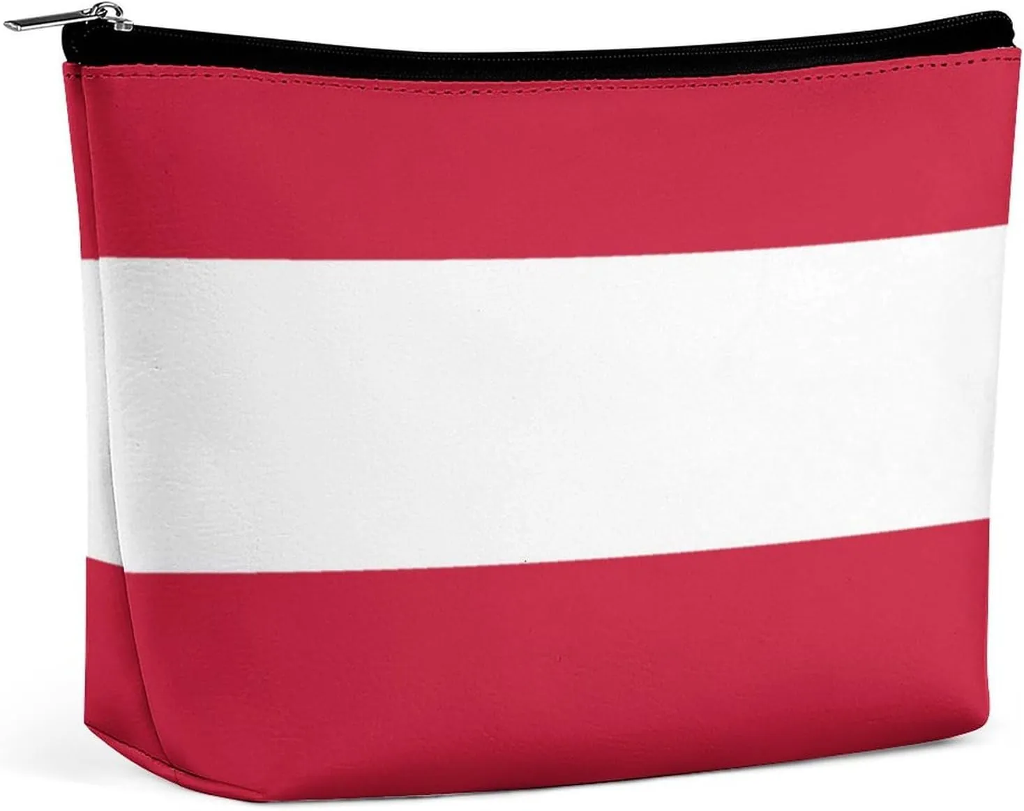 Austria Flag Travel-Friendly Makeup Bag Compact Cosmetic Organizer for Women Girls