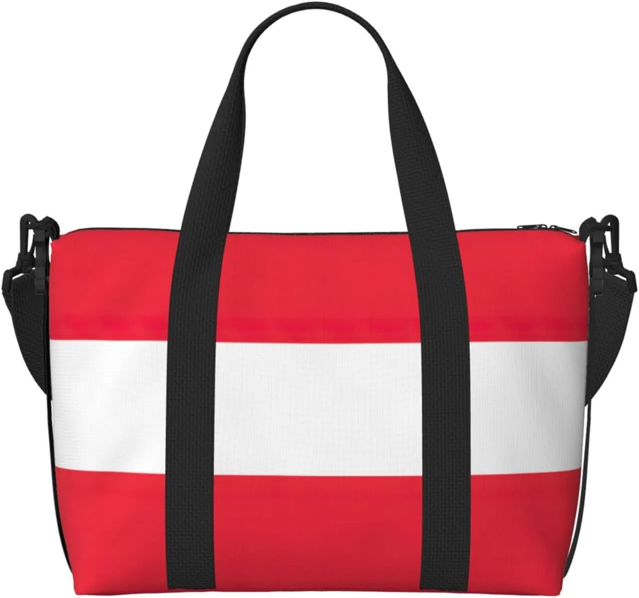 Austrian flag Duffel Bags for Traveling, Lightweight Personal Item Travel Bags for Women, Gym Bags for Men